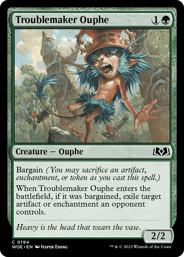 Troublemaker Ouphe [Wilds of Eldraine] | Boutique FDB TCG