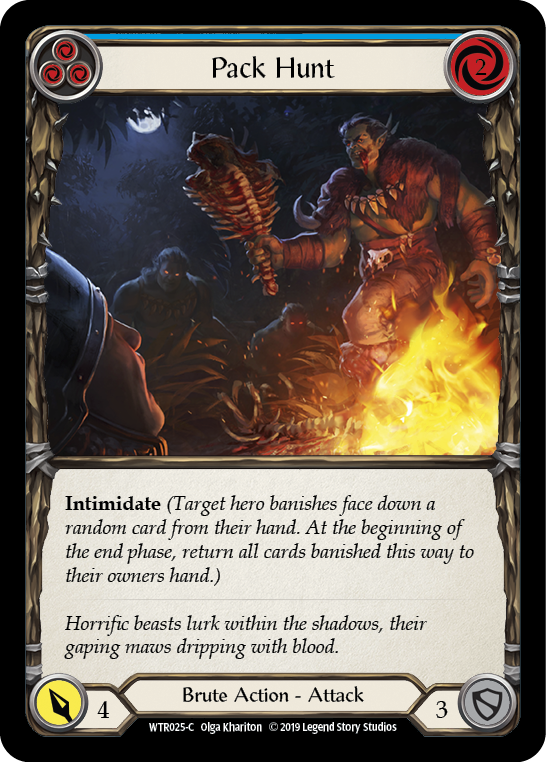 Pack Hunt (Blue) [WTR025-C] (Welcome to Rathe)  Alpha Print Normal | Boutique FDB TCG