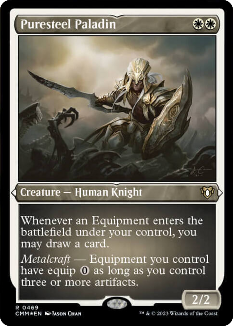 Puresteel Paladin (Foil Etched) [Commander Masters] | Boutique FDB TCG