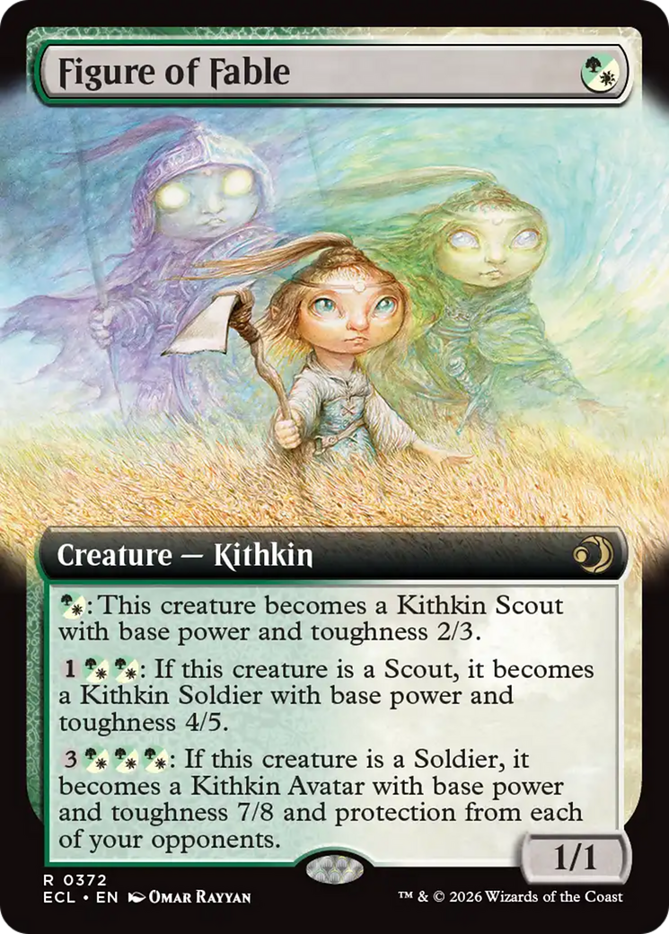 Figure of Fable (Extended Art) [Lorwyn Eclipsed] | Boutique FDB TCG