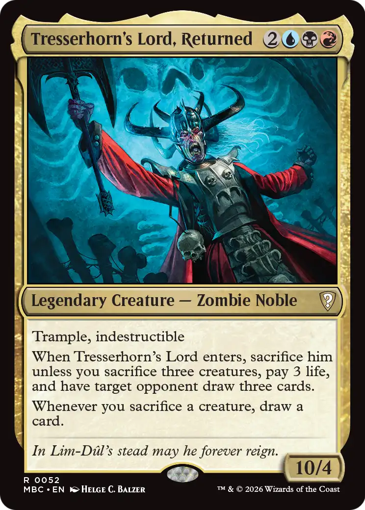 Tresserhorn's Lord, Returned [Mystery Booster: Commander Edition] | Boutique FDB TCG