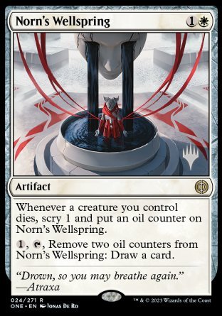 Norn's Wellspring (Promo Pack) [Phyrexia: All Will Be One Promos] | Boutique FDB TCG