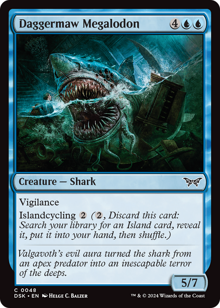 Daggermaw Megalodon [Duskmourn: House of Horror] | Boutique FDB TCG