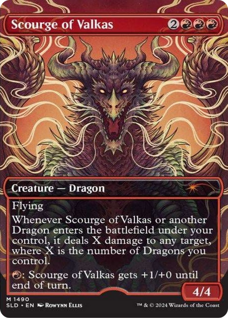 Scourge of Valkas (Rainbow Foil) [Secret Lair Drop Series] | Boutique FDB TCG