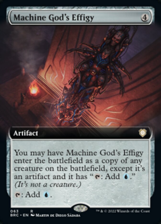 Machine God's Effigy (Extended Art) [The Brothers' War Commander] | Boutique FDB TCG