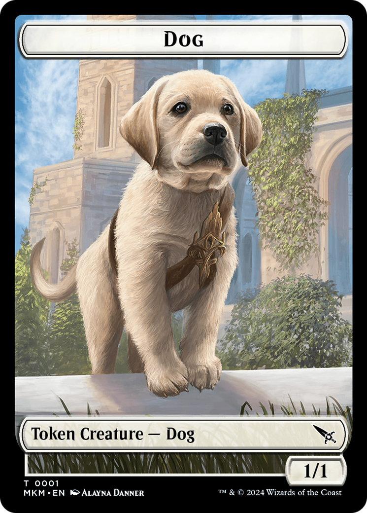 Thopter (0020) // Dog Double-Sided Token [Murders at Karlov Manor Tokens] | Boutique FDB TCG