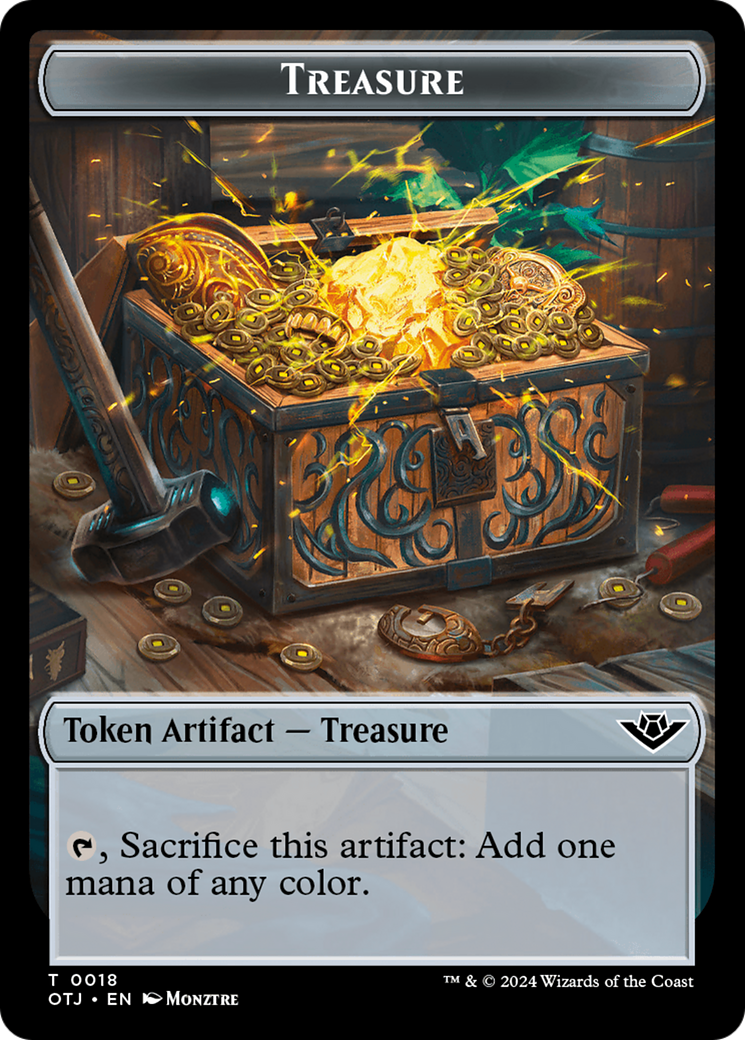 Treasure Token [Outlaws of Thunder Junction Tokens] | Boutique FDB TCG