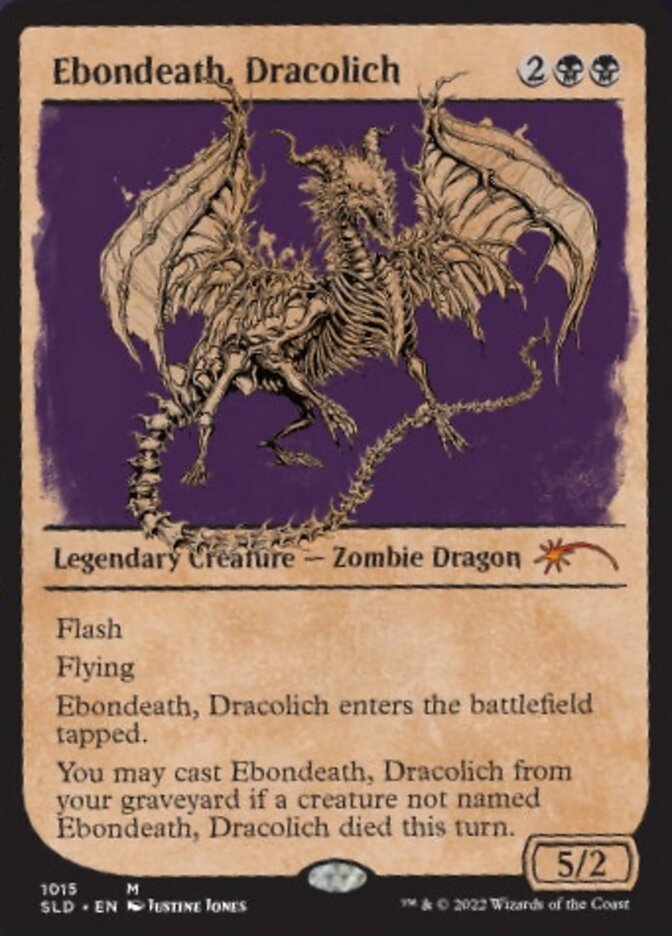 Ebondeath, Dracolich (Showcase) [Secret Lair Drop Series] | Boutique FDB TCG