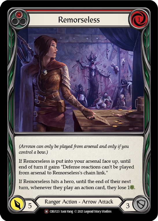 Remorseless [U-CRU123] (Crucible of War Unlimited)  Unlimited Normal | Boutique FDB TCG