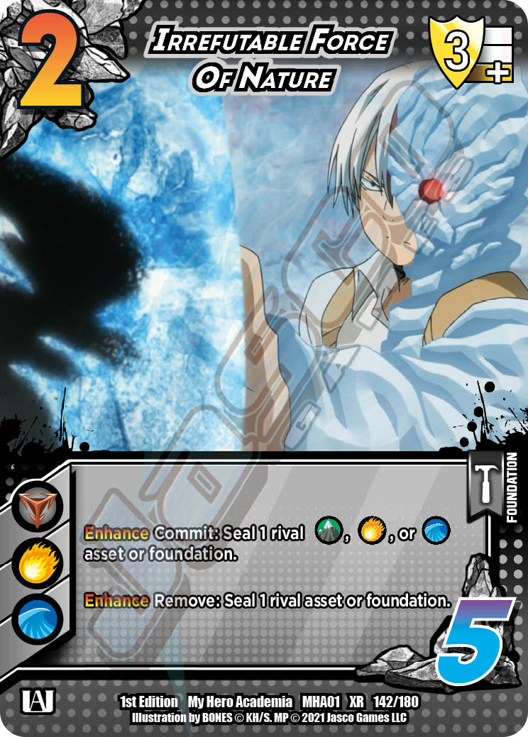 Irrefutable Force of Nature [Series 1 XR] | Boutique FDB TCG