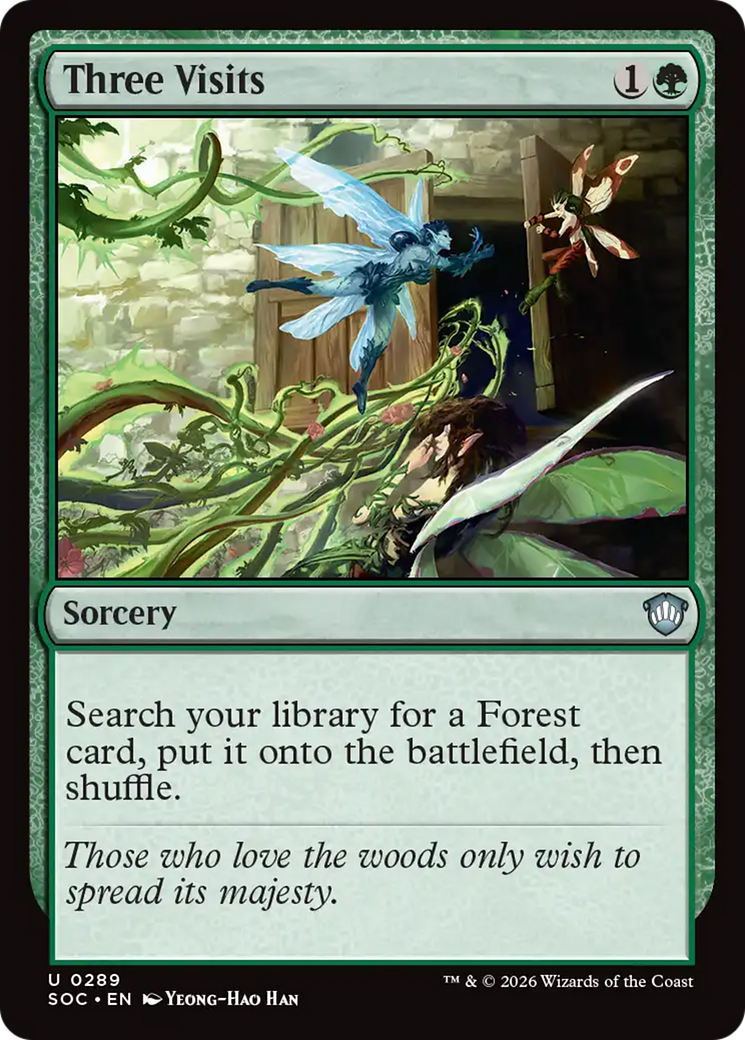 Three Visits [Secrets of Strixhaven Commander] | Boutique FDB TCG