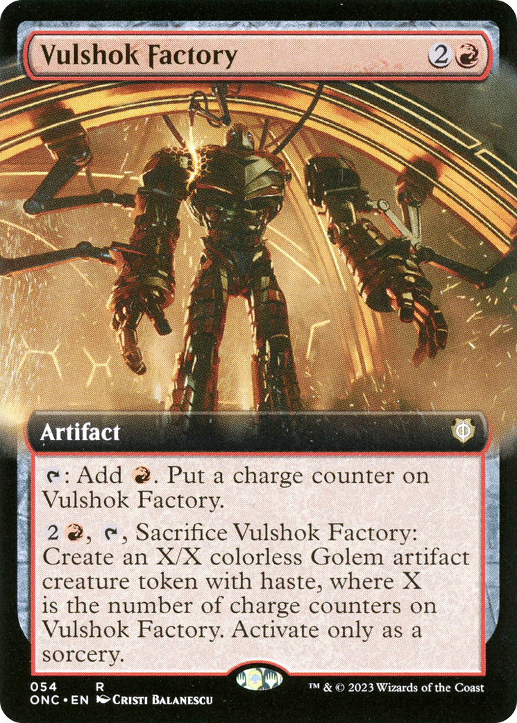 Vulshok Factory (Extended Art) [Phyrexia: All Will Be One Commander] | Boutique FDB TCG