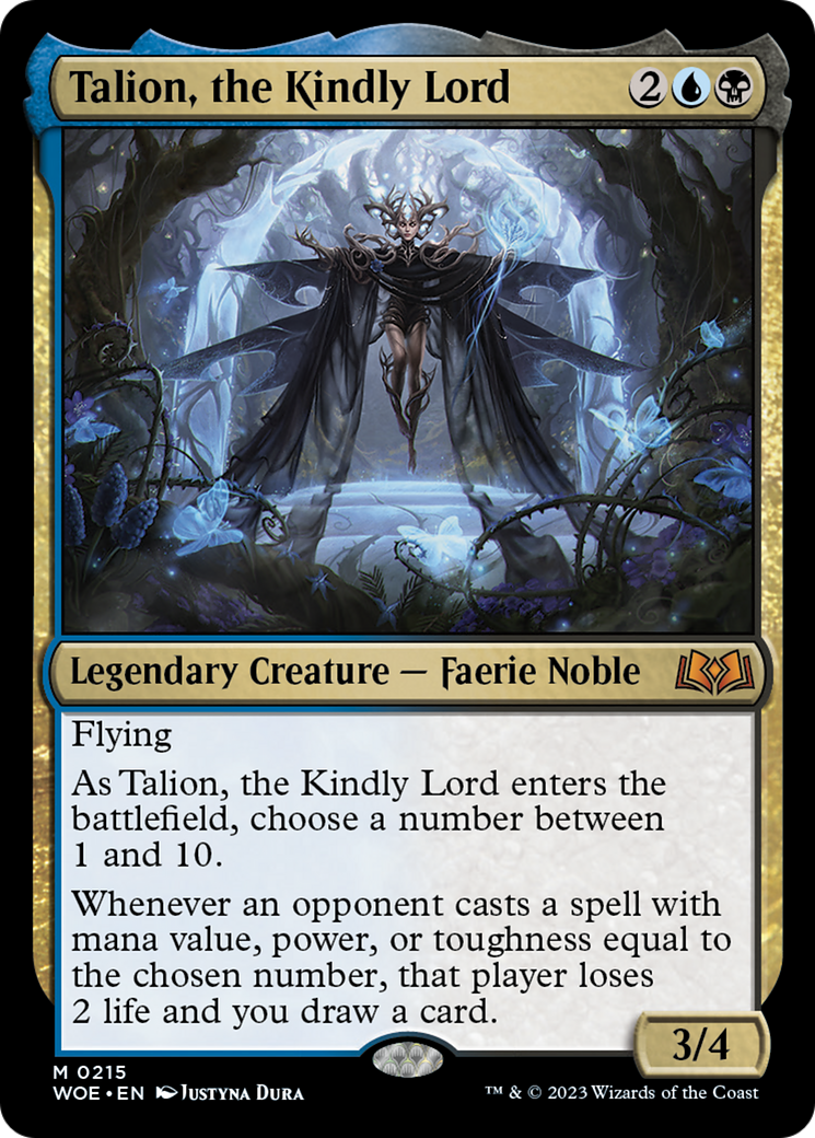 Talion, the Kindly Lord [Wilds of Eldraine] | Boutique FDB TCG