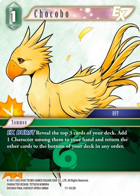 Chocobo EX [Rebellion's Call] | Boutique FDB TCG