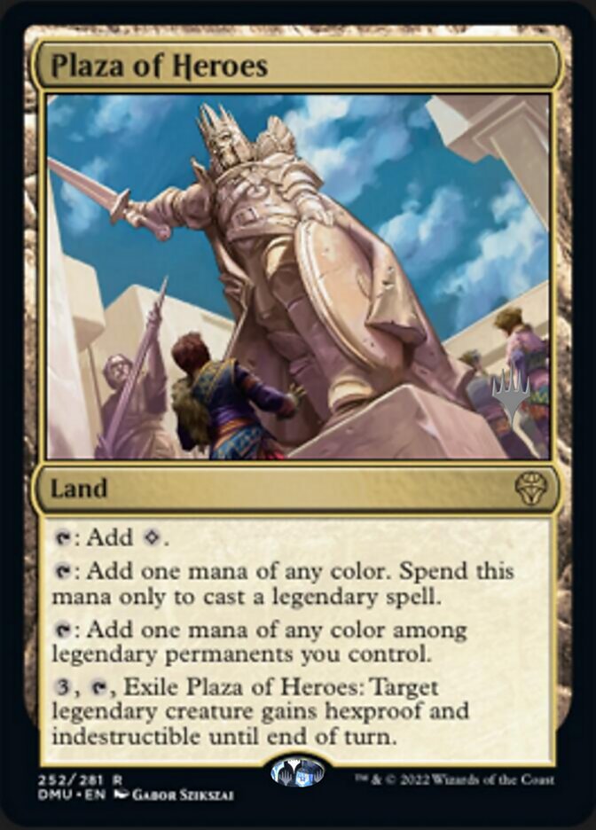 Plaza of Heroes (Promo Pack) [Dominaria United Promos] | Boutique FDB TCG