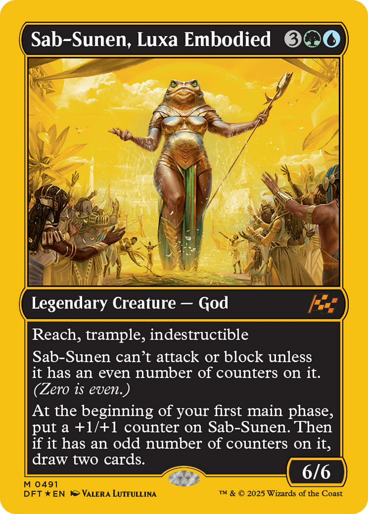 Sab-Sunen, Luxa Embodied (First-Place Foil) [Aetherdrift] | Boutique FDB TCG