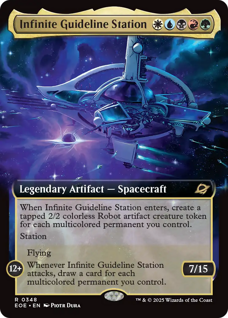 Infinite Guideline Station (Extended Art) [Edge of Eternities] | Boutique FDB TCG