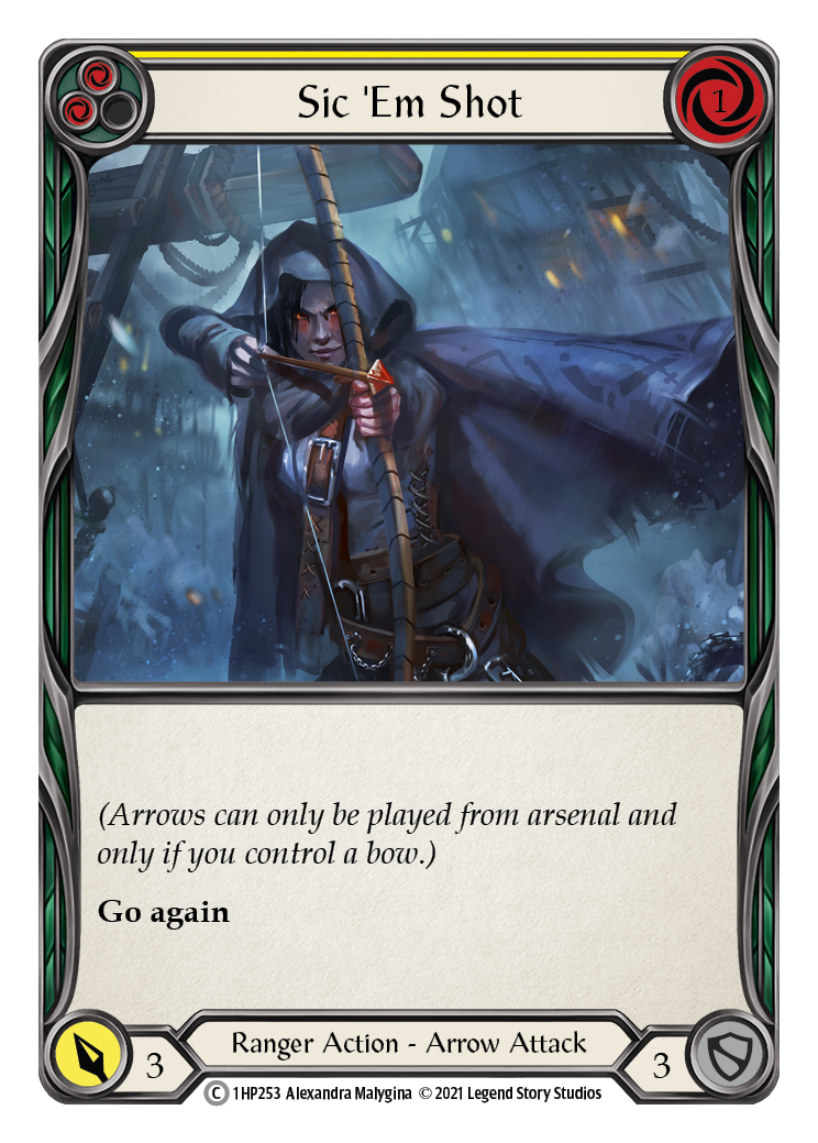Sic 'Em Shot (Yellow) [1HP253] (History Pack 1) | Boutique FDB TCG