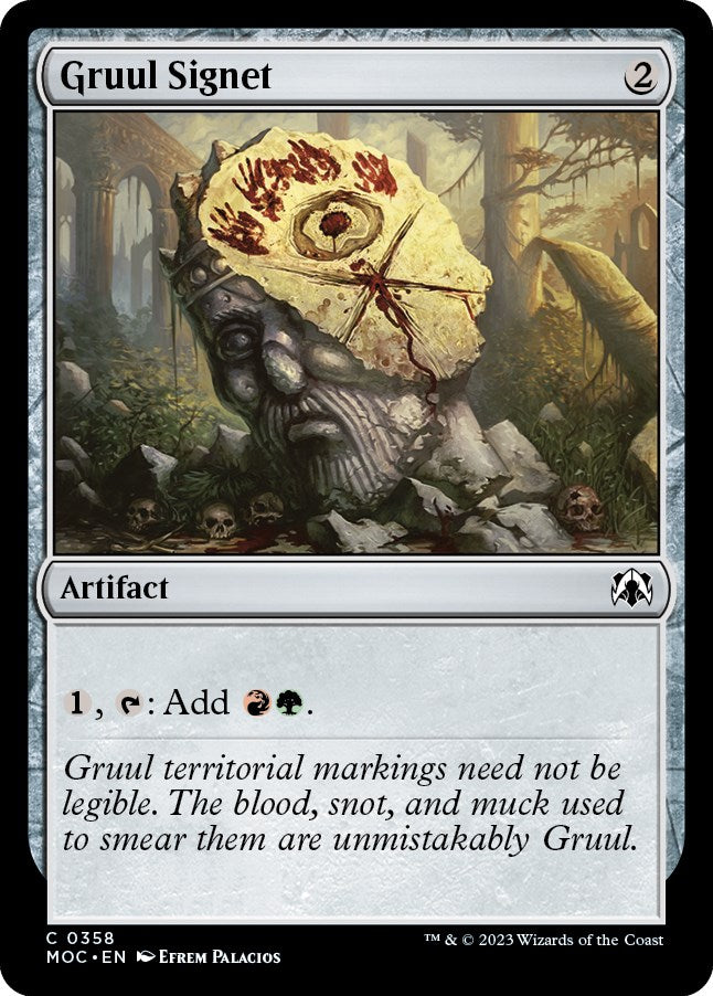 Gruul Signet [March of the Machine Commander] | Boutique FDB TCG