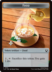 Monk // Food (0021) Double-Sided Token [Avatar: The Last Airbender Tokens] | Boutique FDB TCG