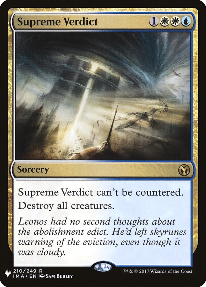 Supreme Verdict [Mystery Booster] | Boutique FDB TCG