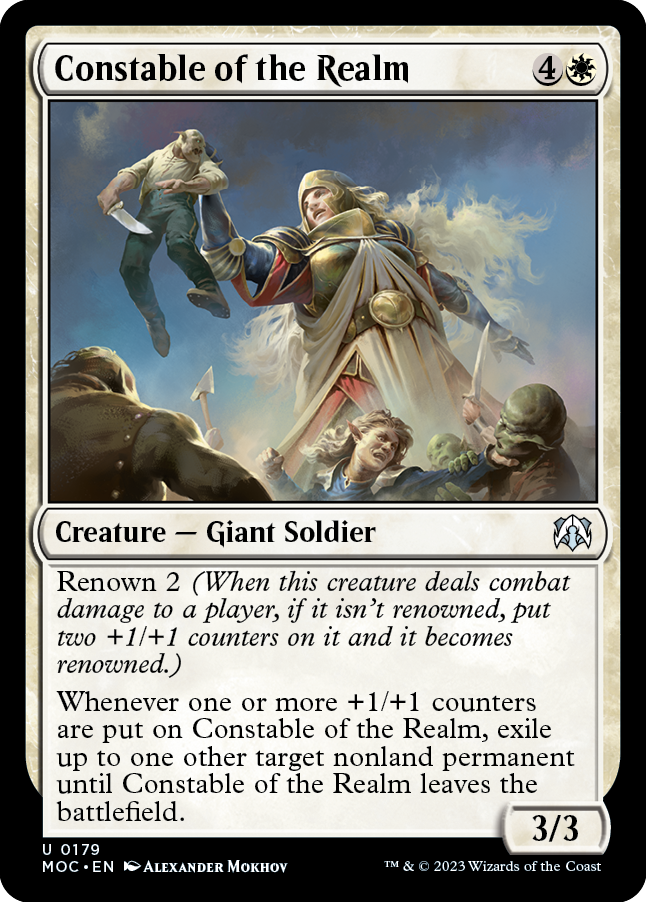 Constable of the Realm [March of the Machine Commander] | Boutique FDB TCG