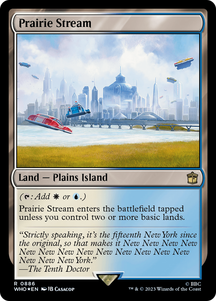 Prairie Stream (Surge Foil) [Doctor Who] | Boutique FDB TCG