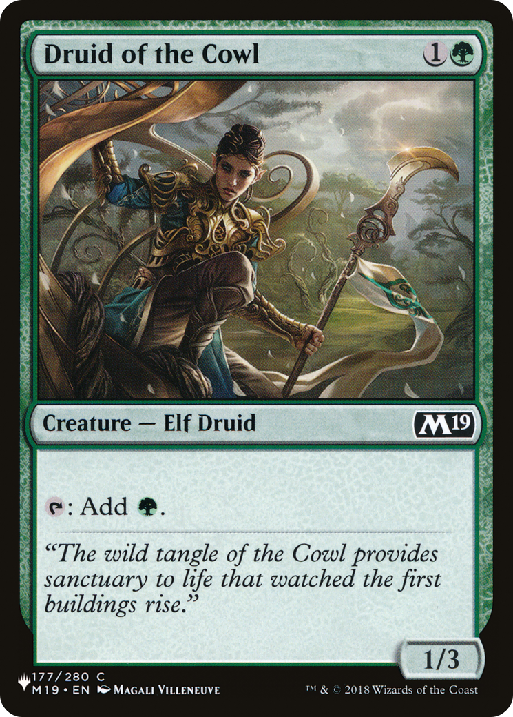Druid of the Cowl [The List] | Boutique FDB TCG