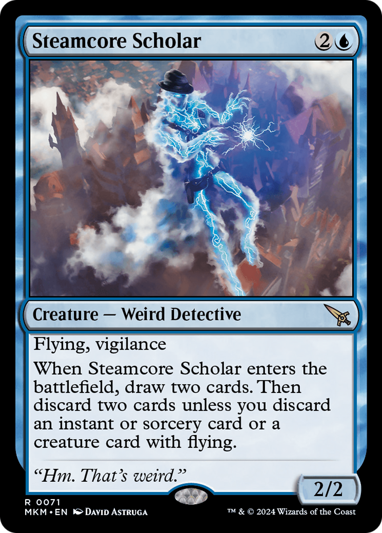 Steamcore Scholar [Murders at Karlov Manor] | Boutique FDB TCG