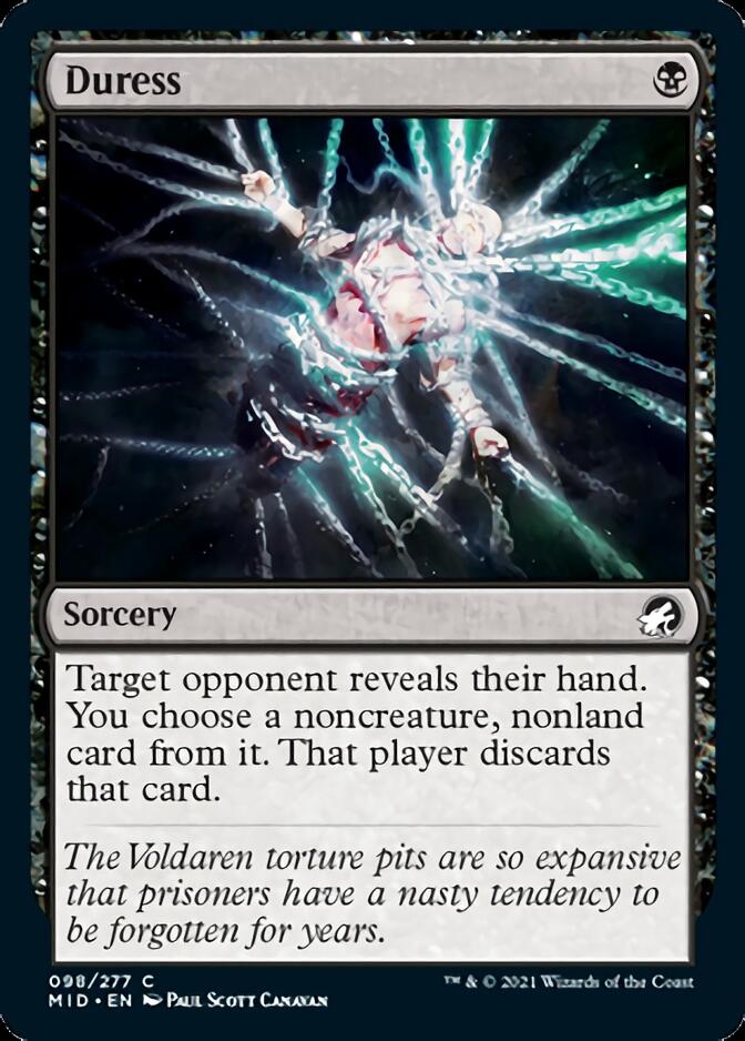 Duress [Innistrad: Midnight Hunt] | Boutique FDB TCG