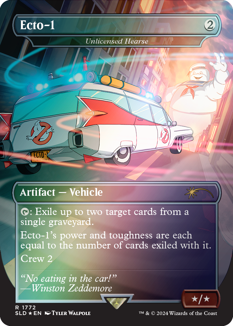 Ecto-1 - Unlicensed Hearse (Rainbow Foil) [Secret Lair Drop Series] | Boutique FDB TCG