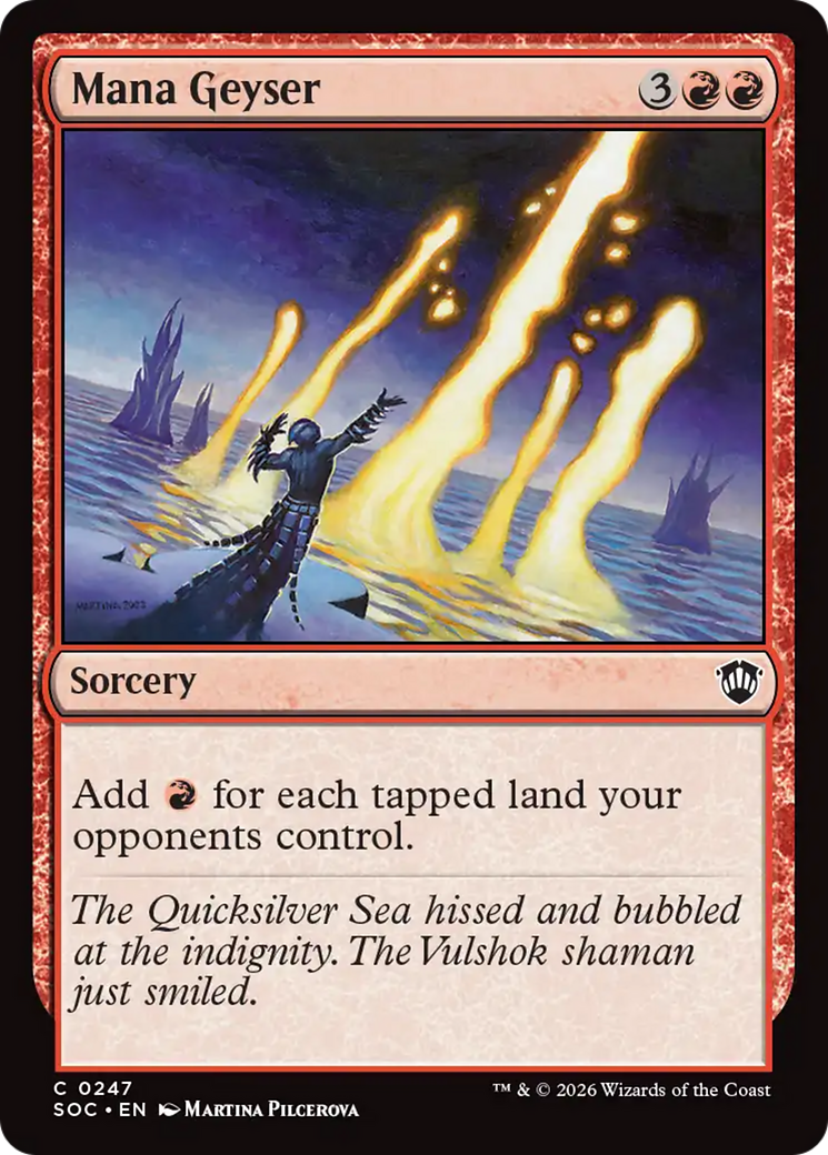 Mana Geyser [Secrets of Strixhaven Commander] | Boutique FDB TCG