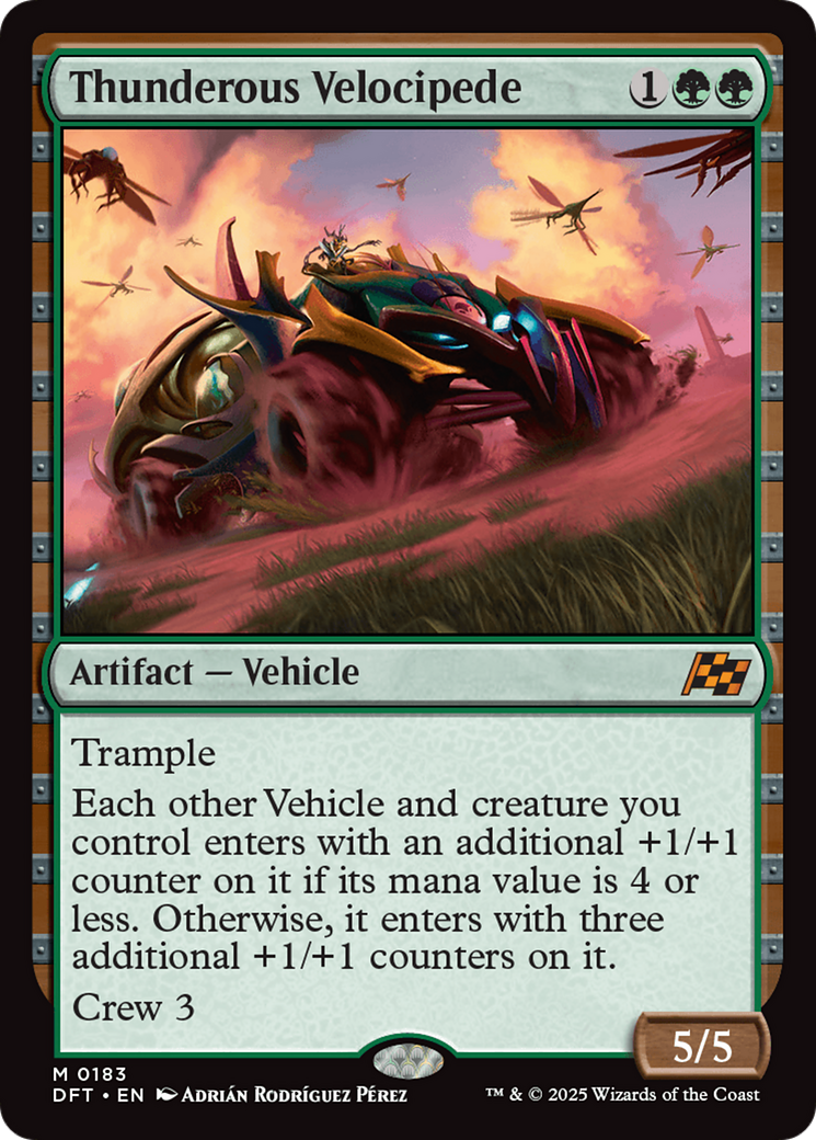 Thunderous Velocipede [Aetherdrift] | Boutique FDB TCG