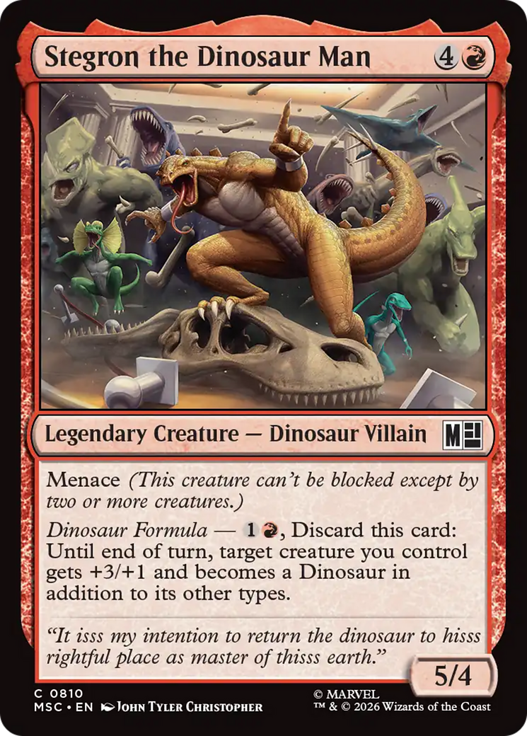 Stegron the Dinosaur Man [Marvel Super Heroes Commander] | Boutique FDB TCG