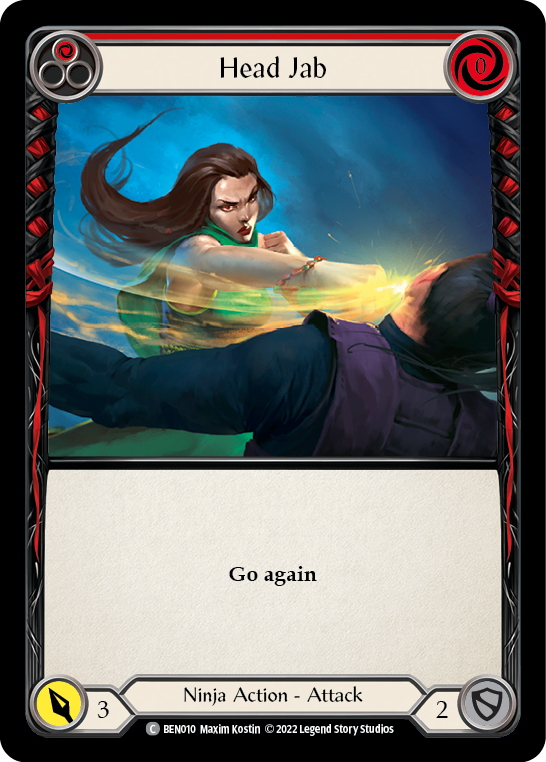 Head Jab (Red) [BEN010] (Outsiders Benji Blitz Deck) | Boutique FDB TCG