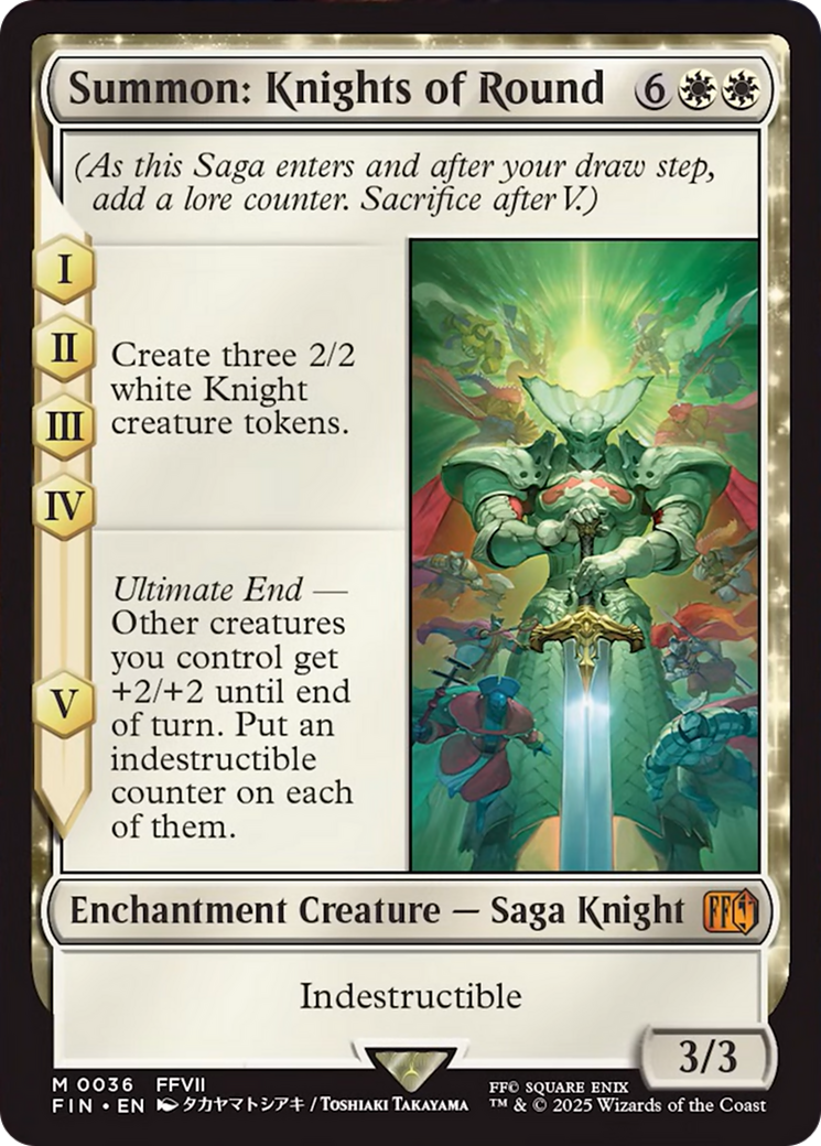 Summon: Knights of Round [FINAL FANTASY] | Boutique FDB TCG