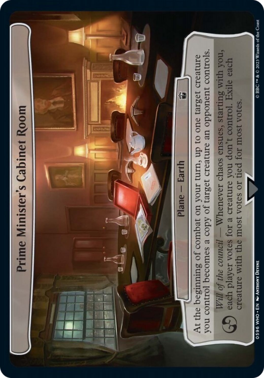 Prime Minister's Cabinet Room [Doctor Who] | Boutique FDB TCG