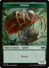 Spider // Bird Double-Sided Token [Tarkir: Dragonstorm Commander Tokens] | Boutique FDB TCG