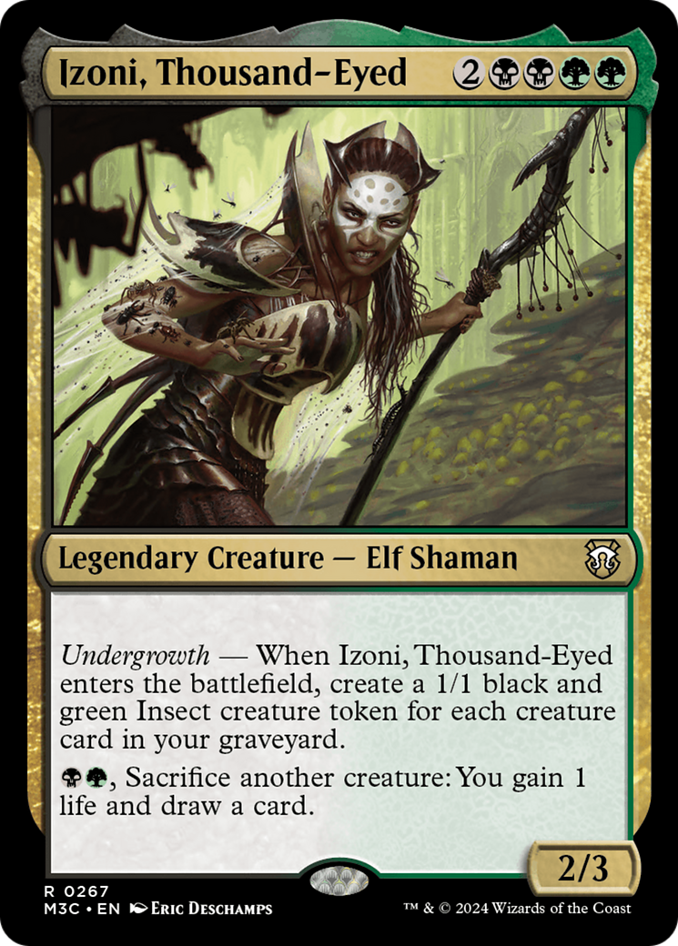 Izoni, Thousand-Eyed (Ripple Foil) [Modern Horizons 3 Commander] | Boutique FDB TCG