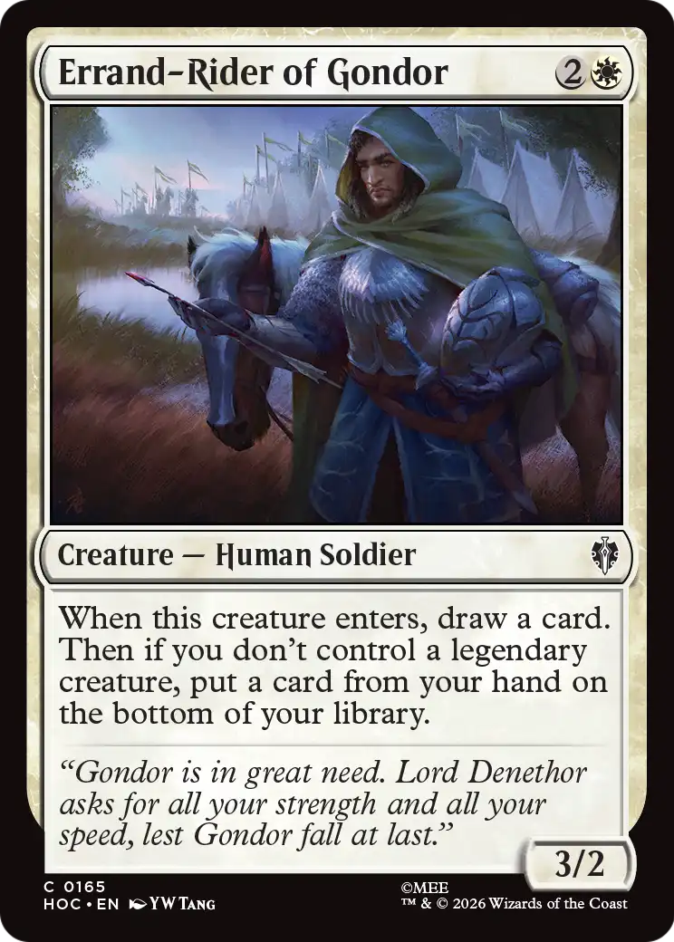 Errand-Rider of Gondor [The Hobbit: Eternal-Legal] | Boutique FDB TCG