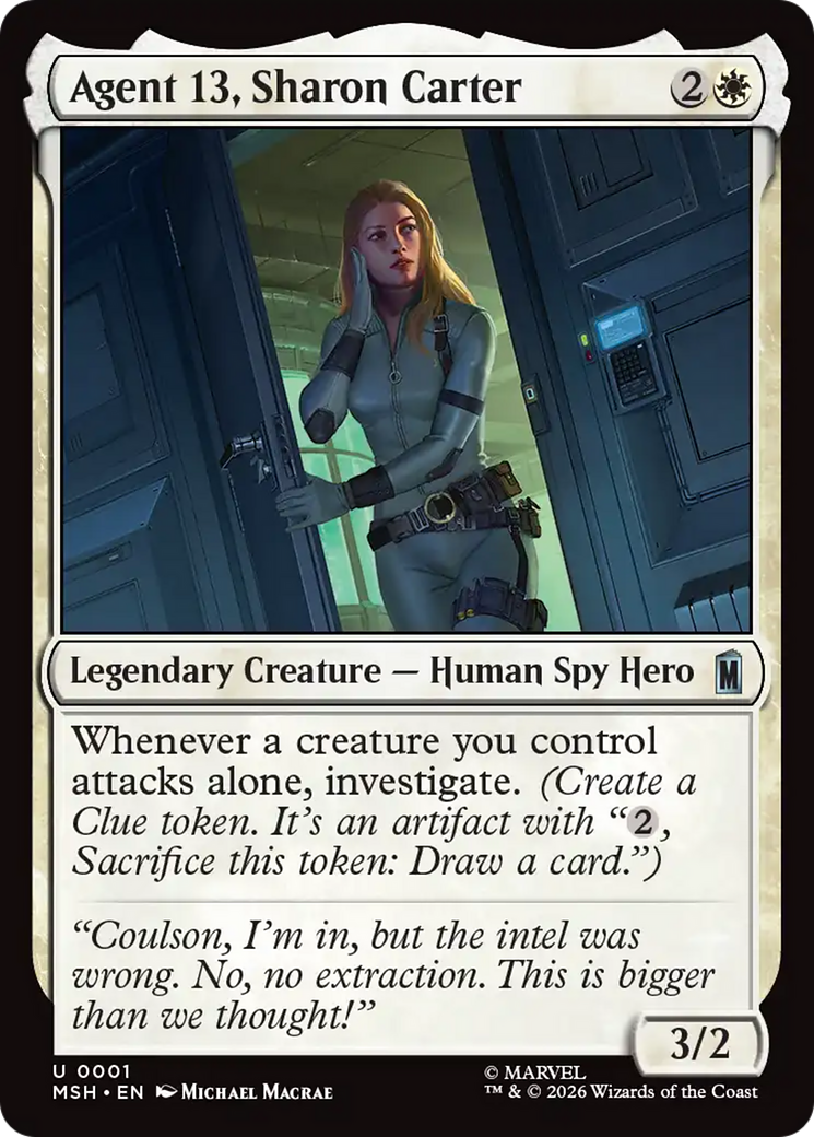 Agent 13, Sharon Carter [Marvel Super Heroes] | Boutique FDB TCG