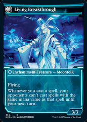 Inventive Iteration // Living Breakthrough (Showcase Soft Glow) [Kamigawa: Neon Dynasty] | Boutique FDB TCG