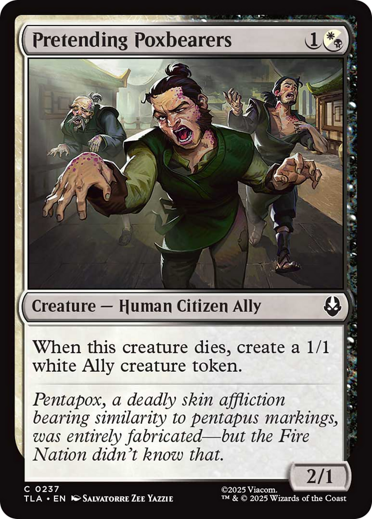 Pretending Poxbearers [Avatar: The Last Airbender] | Boutique FDB TCG