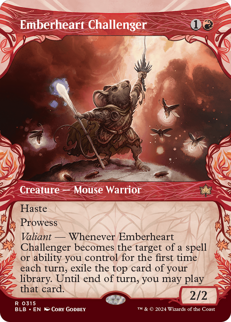 Emberheart Challenger (Showcase) [Bloomburrow] | Boutique FDB TCG