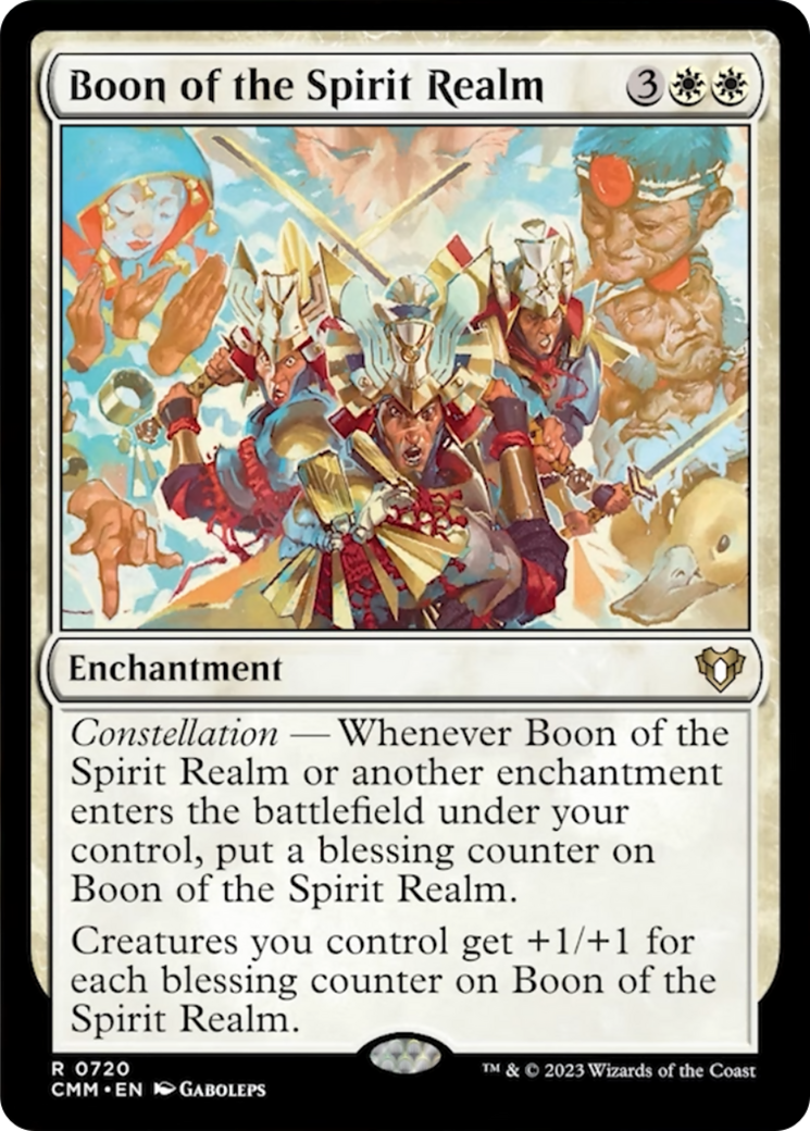 Boon of the Spirit Realm [Commander Masters] | Boutique FDB TCG