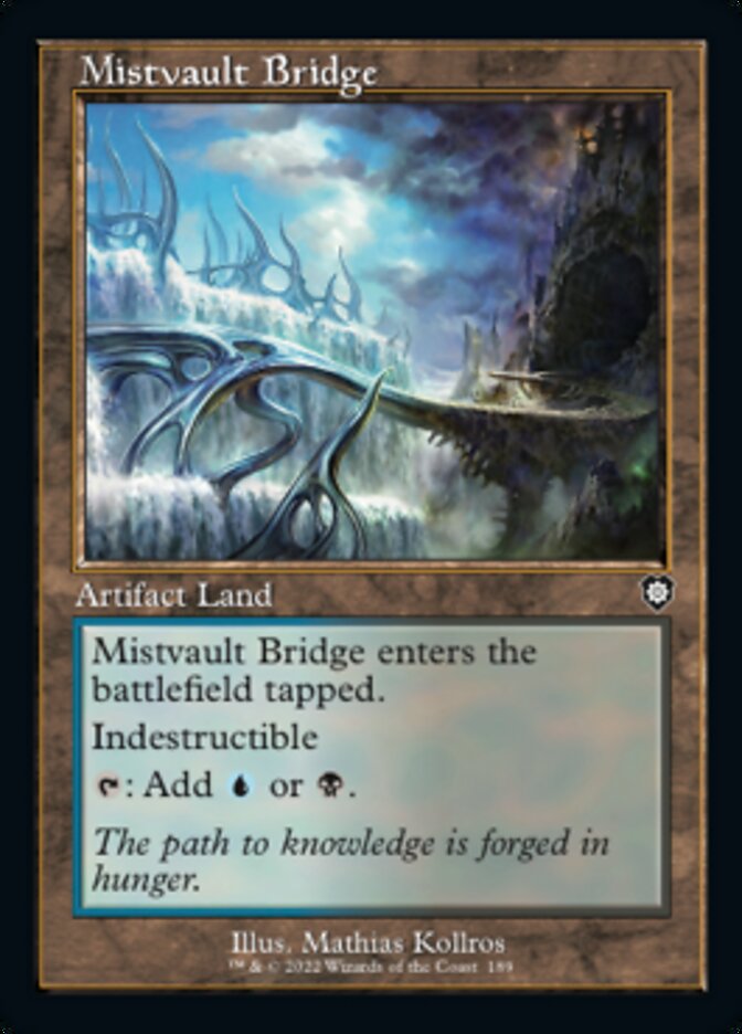 Mistvault Bridge (Retro) [The Brothers' War Commander] | Boutique FDB TCG