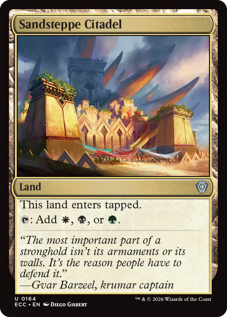 Sandsteppe Citadel [Lorwyn Eclipsed Commander] | Boutique FDB TCG