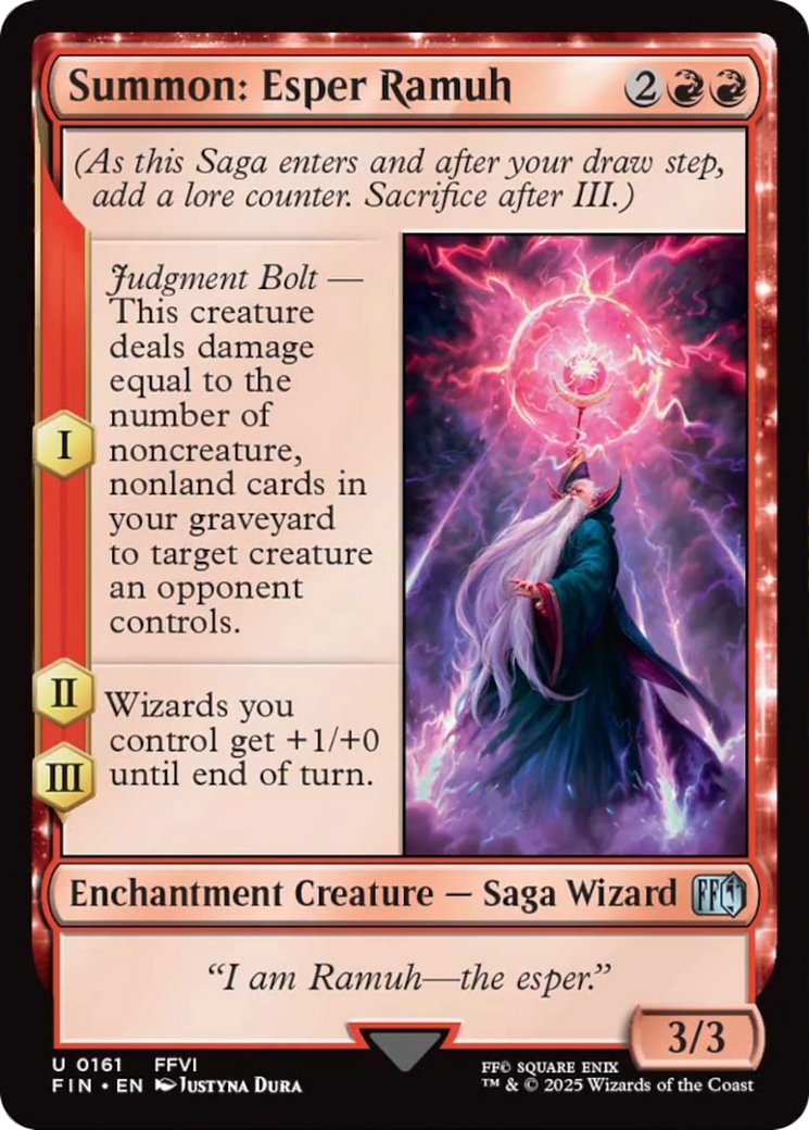 Summon: Esper Ramuh [FINAL FANTASY] | Boutique FDB TCG