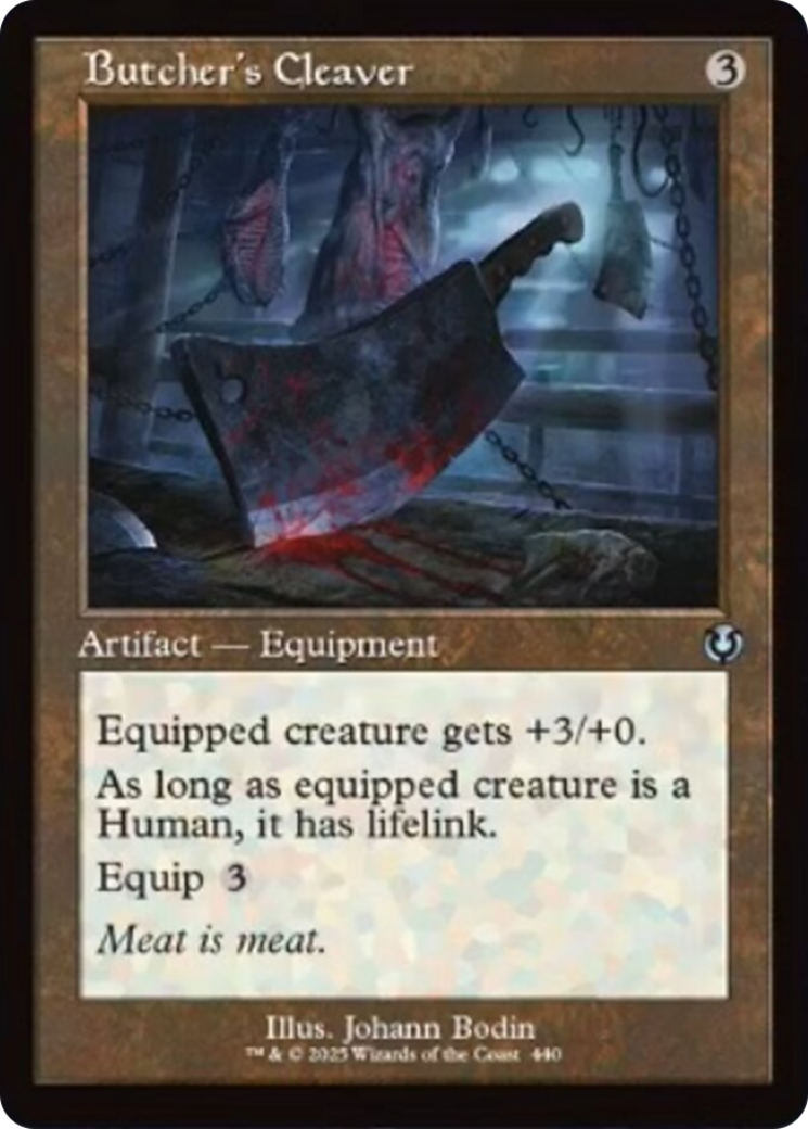 Butcher's Cleaver (Retro Frame) [Innistrad Remastered] | Boutique FDB TCG