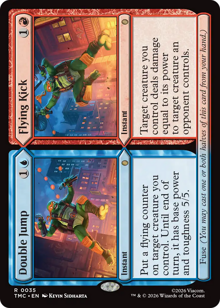 Double Jump // Flying Kick [Teenage Mutant Ninja Turtles Commander] | Boutique FDB TCG